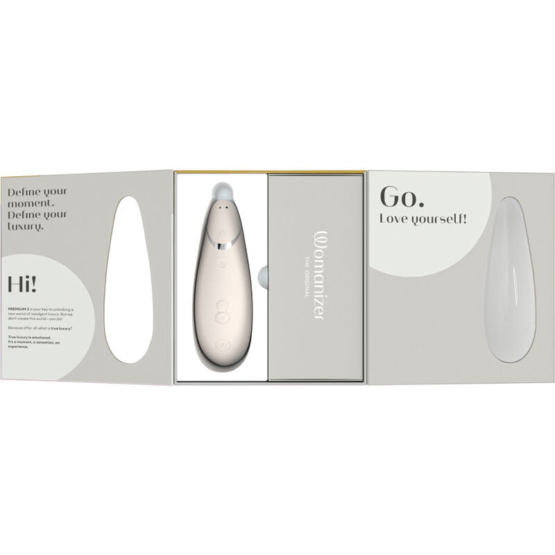 Succhia clitoride Womanizer Premium 2 grigio