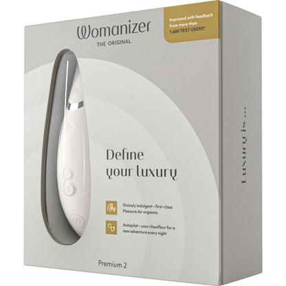 Succhia clitoride Womanizer Premium 2 grigio