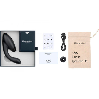 Clitoris suceur multi-usage Womanizer Duo 2 Noir