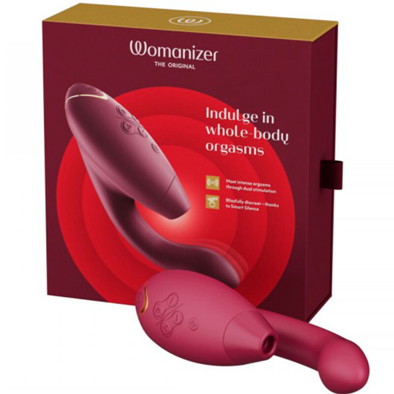 Suceur clitoridien multifonction Womanizer Duo 2 bordeaux