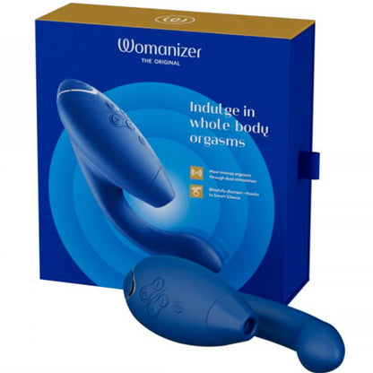 Succeur de clitoris multi-usage Womanizer Duo 2 Bleu