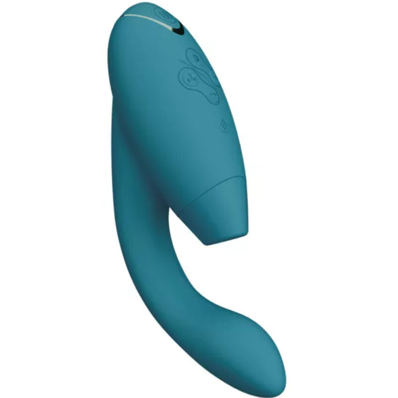 Succhia clitoride multiuso Womanizer Duo 2 Blu Petrolio