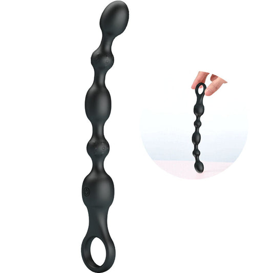 Pretty love - van anal beads 10 vibrazioni in silicone ricaricabile