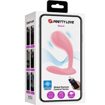 Pretty love - baird g-spot 12 impostazioni di vibrazione app rosa ricaricabile