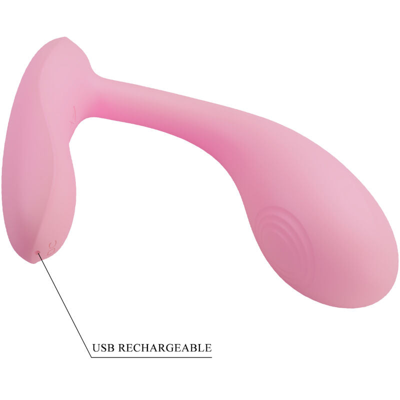 Pretty love - baird g-spot 12 impostazioni di vibrazione app rosa ricaricabile
