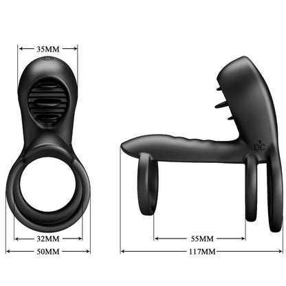 Pretty love - jammy penis sling 12 impostazioni di vibrazione e leccatura in silicone ricaricabile