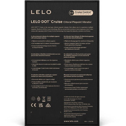 Lelo dot cruise stimolatore del clitoride sorbetto al limone