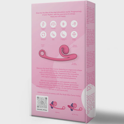 Vibratore curva snail vibe rosa