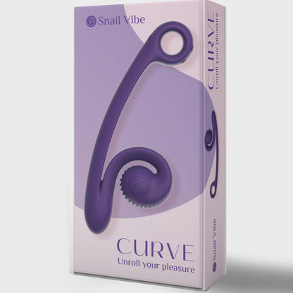 Vibratore curva snail vibe viola