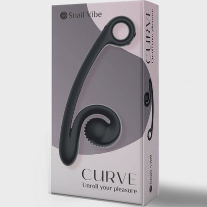Vibratore curva snail vibe nero