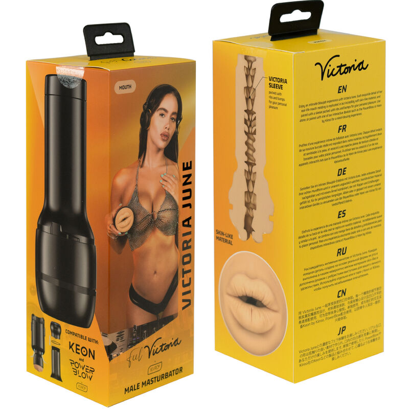 Masturbatore da uomo Kiiroo Feel Victoria Mouth Stroker