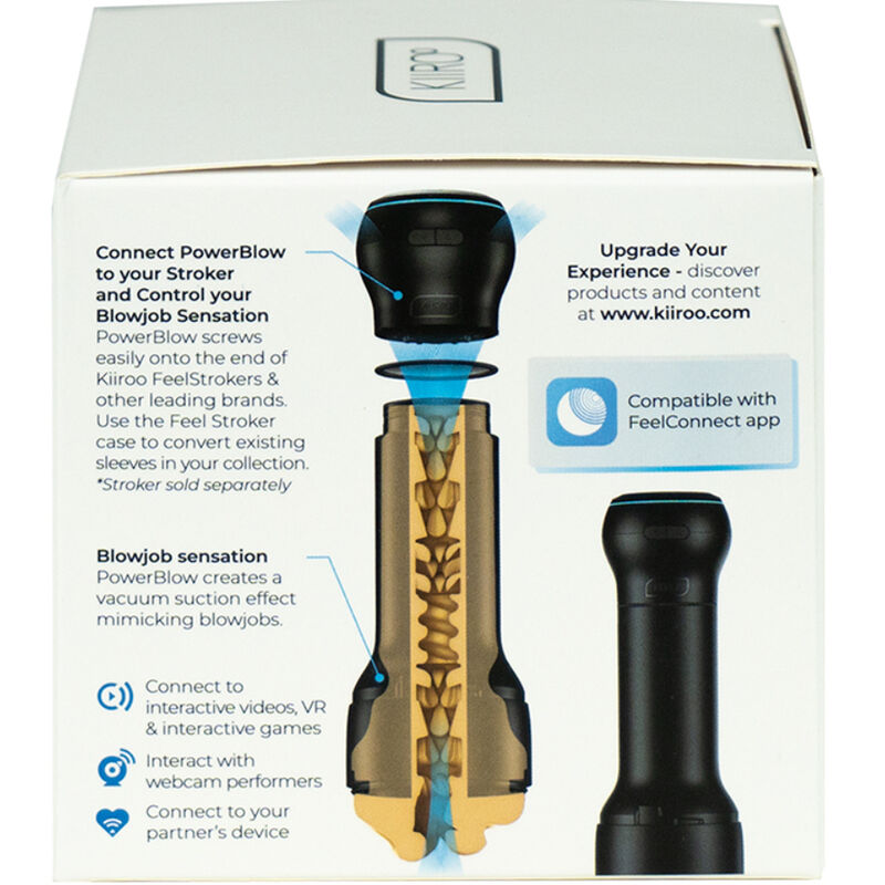 Kiiroo - dispositif d'aspiration interactif Powerblow