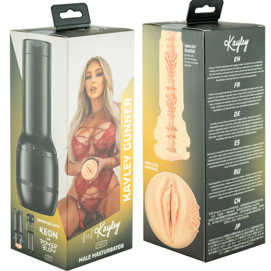 Kiiroo - feel kayley gunner de la collection Kiiroo Stars strokers