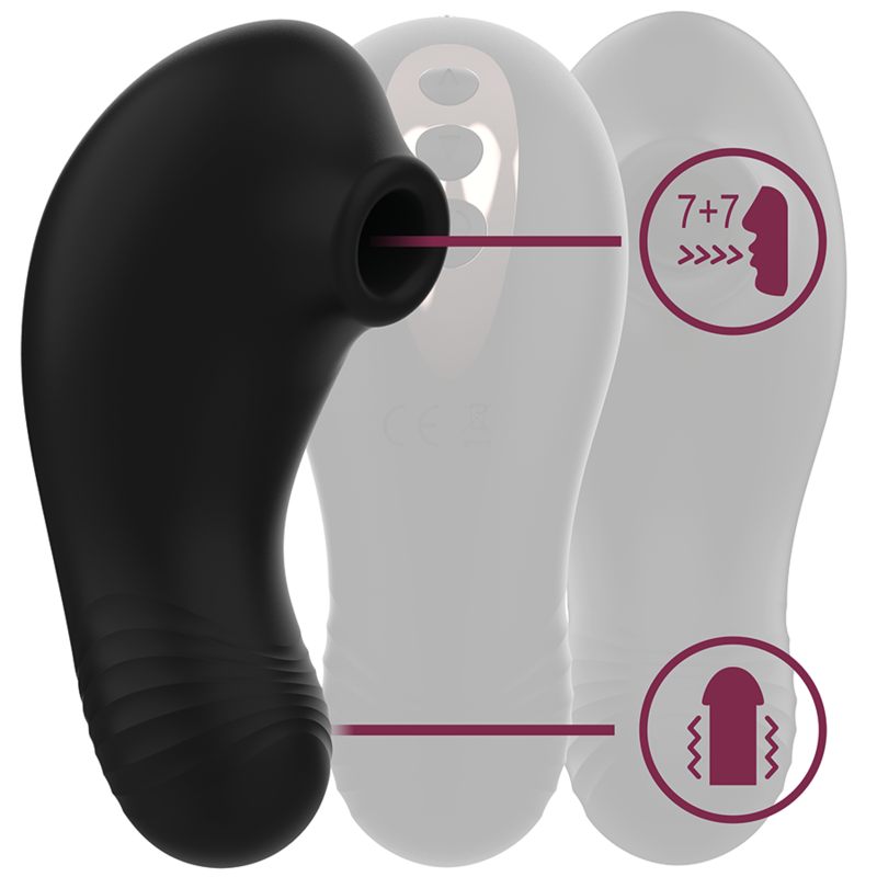 Suceur de clitoris Rithual Shushu Pro noir