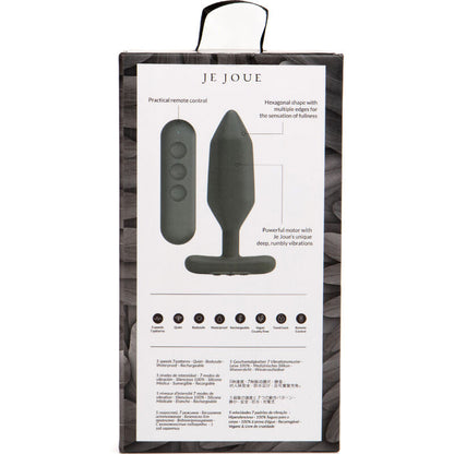 Je joue - plug anale in onice nero vibrante