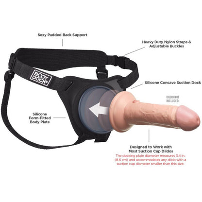 Pipedream - imbracatura body dock elite