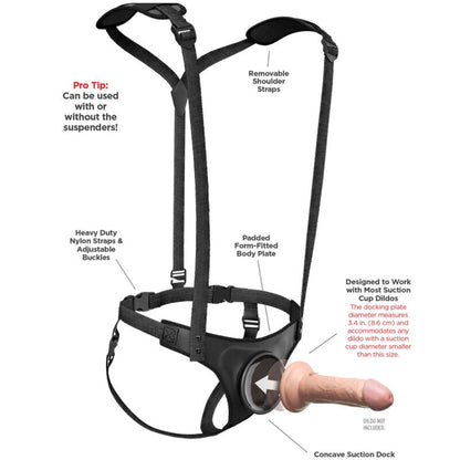 Pipedream - body dock bretelle strap-on