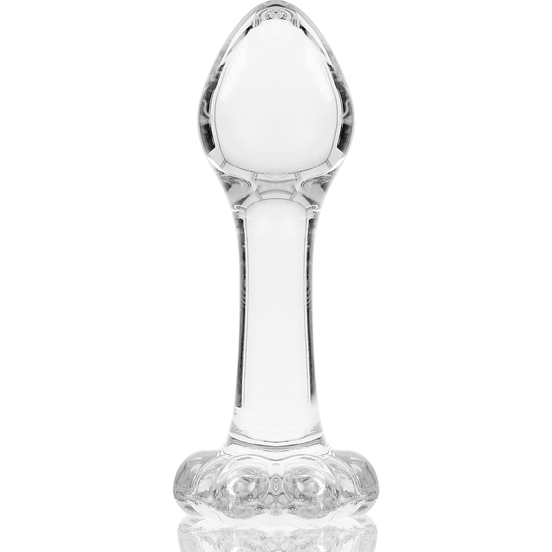 Nebula series by ibiza - modello 2 plug anale vetro borosilicato trasparente 11 cm -o- 3.5 cm