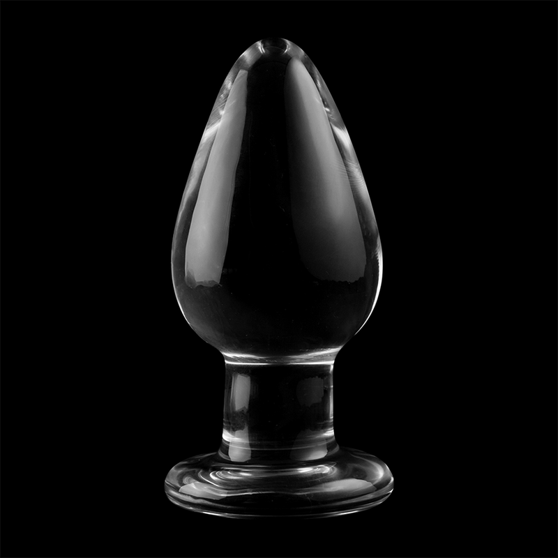 Nebula series by ibiza - modello 3 plug anale vetro borosilicato trasparente 11 cm -o- 5 cm
