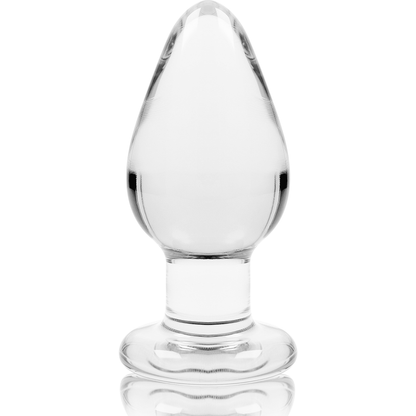 Nebula series by ibiza - modello 3 plug anale vetro borosilicato trasparente 11 cm -o- 5 cm