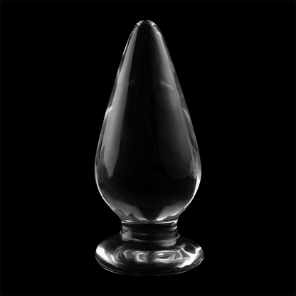 Nebula series by ibiza - modello 4 plug anale vetro borosilicato trasparente 11 cm -o- 5 cm