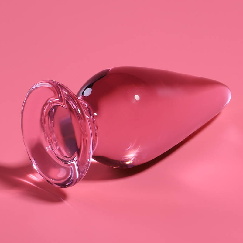 Nebula series by ibiza - modello 4 plug anale vetro borosilicato rosa 11 cm -o- 5 cm
