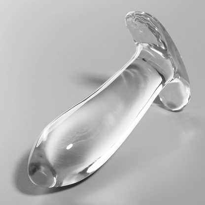 Nebula series by ibiza - modello 5 plug anale vetro borosilicato trasparente 12.5 cm -o- 3.5 cm