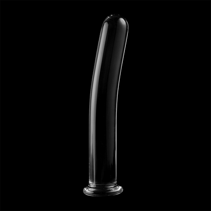 Nebula series by ibiza - modello 8 dildo in vetro borosilicato trasparente 14.5 cm -o- 2 cm