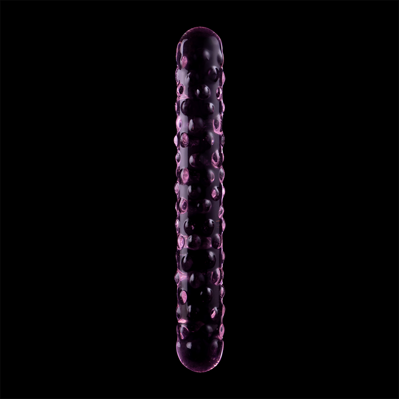 Nebula series by ibiza - modello 15 dildo in vetro borosilicato rosa 18.5 cm -o- 3 cm