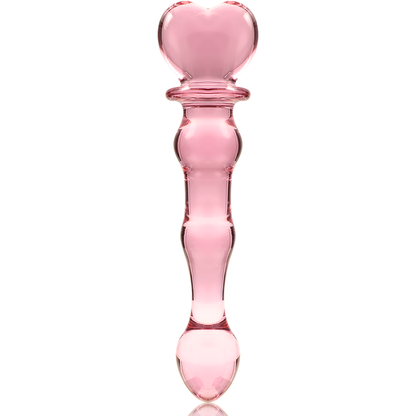 Nebula series by ibiza - modello 21 dildo in vetro borosilicato rosa 20.5 cm -o- 3.5 cm