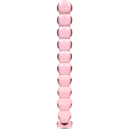 Nebula series by ibiza - modello 22 dildo in vetro borosilicato rosa 21.5 cm -o- 2.5 cm