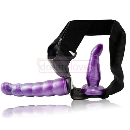 Arnes anal y vaginal femenino lila punto g 17cm