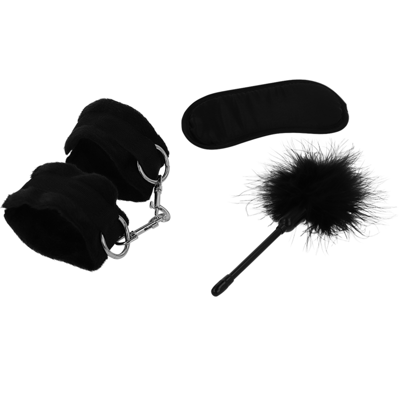 Kit Bondage INTENSE FETISH 3 pezzi nero