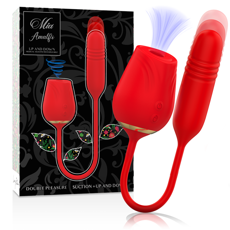 Succhia clitoride e vibratore uup and down Mia Amalfi