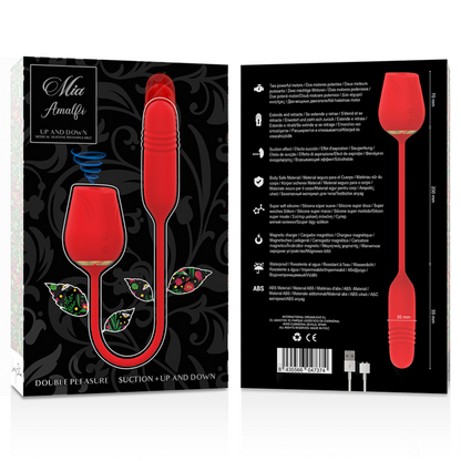 Succhia clitoride e vibratore uup and down Mia Amalfi