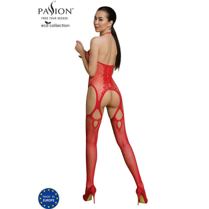 Passion - collection écologique bas résille eco bs013 rouge