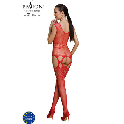 Passion - eco collection justaucorps eco bs014 rouge