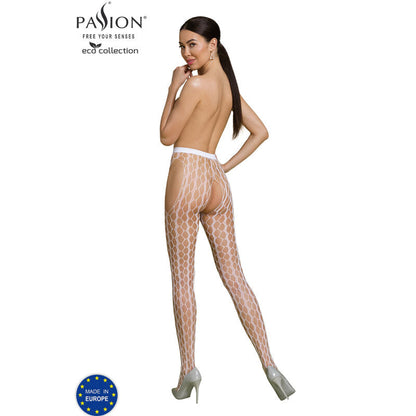 Passion - eco collection bodystocking eco s007 blanco