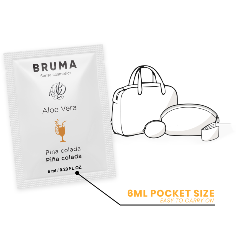 Bruma - gel scorrevole aloe vera gusto pina colada 6 ml