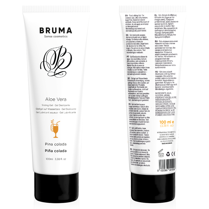 Bruma - gel scorrevole aloe vera gusto pina colada 100 ml