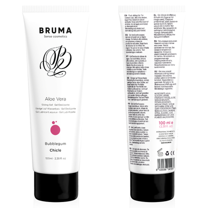 Bruma - gel scorrevole aloe vera gusto bubblegum 100 ml