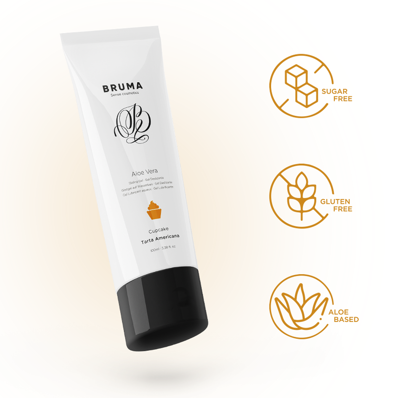 Bruma - gel scorrevole aloe vera gusto cupcake 100 ml