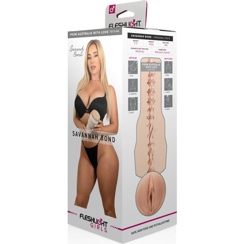 Masturbateur masculin Fleshlight Girls Savannah Bond