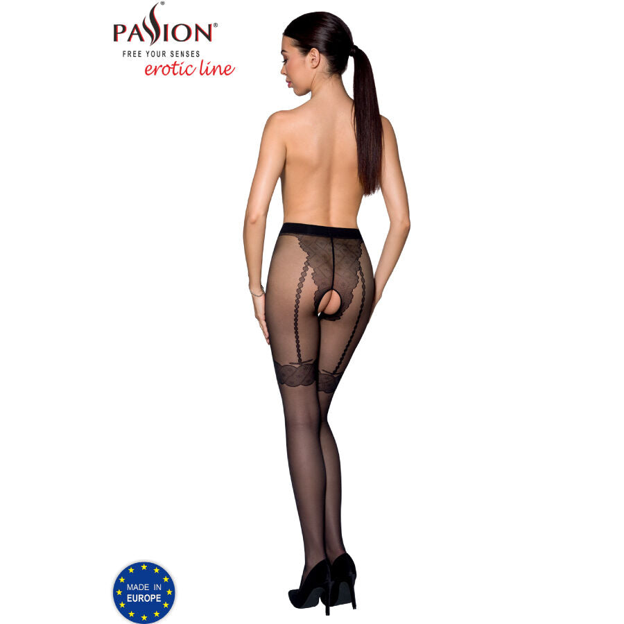 Passion - tiopen 016 medias negro 3/4 (20 den)