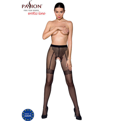 Passion - tiopen 016 medias negro 3/4 (20 den)
