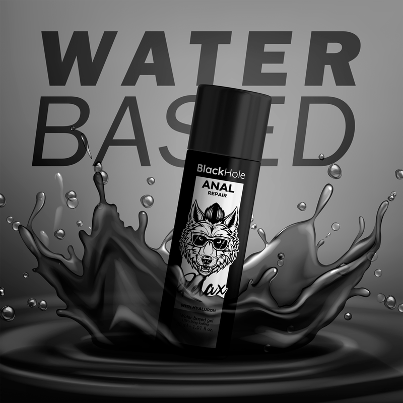 Black hole - riparazione anale relax a base acqua con ialurone 30 ml