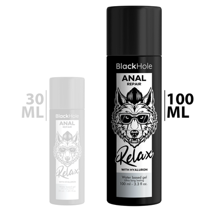 Black hole - riparazione anale relax a base acqua con ialurone 100 ml