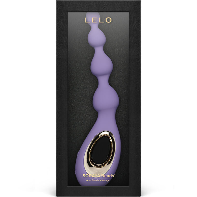 Lelo - massaggiatore anale viola con perline soraya