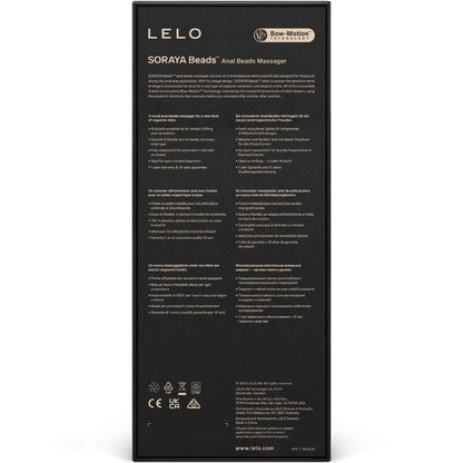 Lelo - soraya beads massaggiatore anale nero