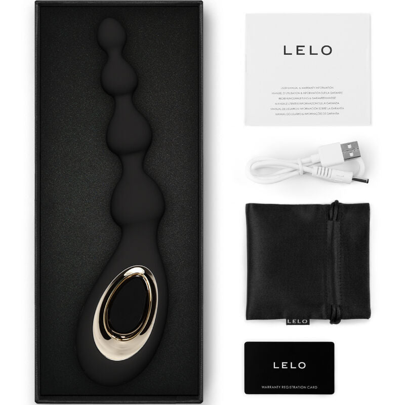 Lelo - soraya beads massaggiatore anale nero